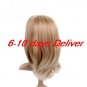 Long High Quality Synthetic Light Blonde Straight Hair Wig