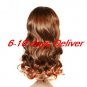 Long High Quality Synthetic Light Brown European Weave Hair Wig