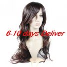 Long High Quality Synthetic Natural Look Auburn European Weave Hair Wig