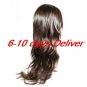 Long High Quality Synthetic Natural Look Auburn European Weave Hair Wig