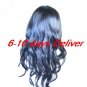 Long High Quality Synthetic Natural Look Black European Weave Hair Wig