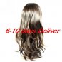 Long High Quality Synthetic Natural Look Honey Brown European Weave Hair Wig