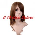 Long High Quality Synthetic Natural Look Toffee Syrup Straight Hair Wig
