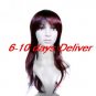 Long High Quality Synthetic Red Straight Hair Wig