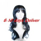 Long Synthetic Black European Weave Hair Wig