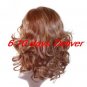 Long Synthetic Honey Brown Curly Hair Wig