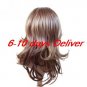 Long Synthetic Honey Brown European Weave Hair Wig