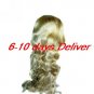 Long Synthetic Light Blonde Curly Hair Wig