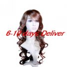 Long Synthetic Red Curly Hair Wig