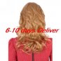 Long Top Grade Quality Synthetic Golden Blonde Curly Hair Wig