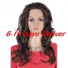 Long Top Grade Quality Synthetic Light Brown Curly Hair Wig