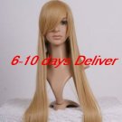 Long Walnut Blonde Hetalia Belarus Natalia Cosplay Wig