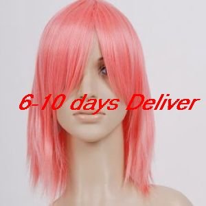 Medium milkshake pink Naruto Sakura Haruno Cosplay Wig