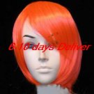 Medium Orange Cosplay Wig