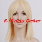 medium pale blonde kingdom hearts namine cosplay wig