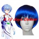 Neon Genesis Evangelion Ayanami Rei Cosplay Wig