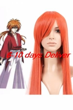 Orange Bleach 80cm Nylon Cosplay Wig
