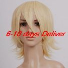 Pale blonde final fantasy XIII Snow Villiers cosplay wig