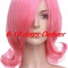 Pink Anime Nylon Cosplay Wig