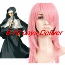 Pink Arakawa Under the Bridge-Mariaa Nylon Cosplay Wig