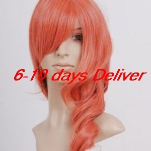 pink final fantasy XIII lighting cosplay wig