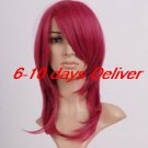 pink red soul eater spirit albarn(Death Scythe) cosplay wig