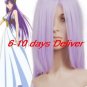 Purple  Saint Seiya Athena Nylon Cosplay Wig