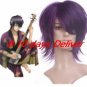 Purple Gintama Takasugi Shinsuke Anime Nylon Cosplay Wig