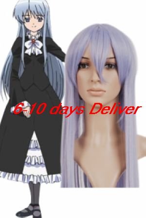 Purple Night Wizard! Anzelotte Nylon Cosplay Wig