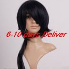 Shinsengumi Kintan Hajime Saito cosplay wig.