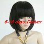 Qi Liu BOBO fashion wigs short hair female students head straight hair short