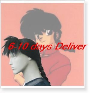 Ranma 1 2 Boy Part Saotome Cosplay Wig