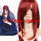 Red Cross Maria Anime Nylon Cosplay Wig