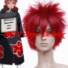 Red Naruto Sasori Nylon Cosplay Wig