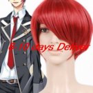 Red Starry Sky Tomoe Yoh Nylon Cosplay Wig