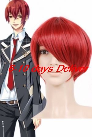 Red Starry Sky Tomoe Yoh Nylon Cosplay Wig