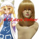 Touhou Project Yakumo Ran Cosplay Wig