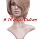 Vivid Golden Nylon Cosplay Wig