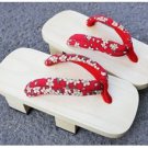 JAPANESE Kimono Zori Geta Sandals Women Clogs(S1554)