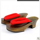 High-heeled half crescent clogs sandals fox x servant SS S6849 24cm