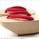 JAPANESE Kimono Zori Geta Geisha heels clogs brake Yuet Wah for female 24cm
