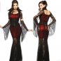 Ghost bride dress Vampire Vixen Vampire Witch Halloween costume cosplay installed