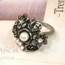 B030550 Retro style with pearls ring