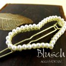 B030531 Pearl Heart shape Hair Clip