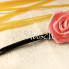 B030527 Pink Rose Hair Clip