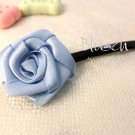 B030529 Baby Blue Rose Hair Clip