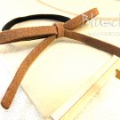 B030535 Marble Brown Ribbon With Star Charm Hair Band