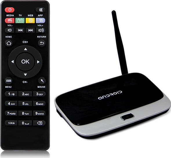 CS918 Quad Core DLAN Smart TV Box Media Player WiFi 3D 1080P 2GB 8GB XBMC Youtube