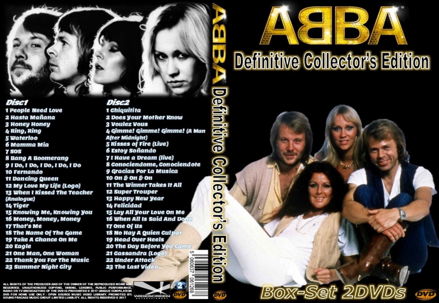 Abba Music Video Collector’s edition Box-Set 2DVDs