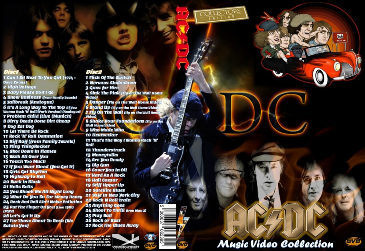 AC/DC Music Video Collector’s Edition Box-set 2DVDs